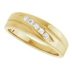 Load image into Gallery viewer, Natural Diamond Accent Band For Men