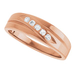 Load image into Gallery viewer, Natural Diamond Accent Band For Men