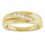 Load image into Gallery viewer, Natural Diamond Accent Band For Men