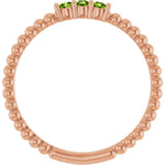 Load image into Gallery viewer, Natural Peridot Ring in August Birthstone for Birthday Gifting