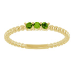 Load image into Gallery viewer, Natural Peridot Ring in August Birthstone for Birthday Gifting