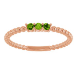 Load image into Gallery viewer, Natural Peridot Ring in August Birthstone for Birthday Gifting