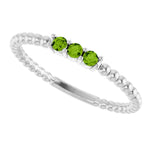 Load image into Gallery viewer, Natural Peridot Ring in August Birthstone for Birthday Gifting