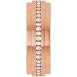 Load image into Gallery viewer, Round Diamond Eternity Wedding Band