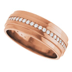Load image into Gallery viewer, Round Diamond Eternity Wedding Band