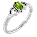 Load image into Gallery viewer, Elegant Women’s Sterling Silver Heart Ring