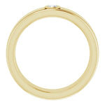 Load image into Gallery viewer, Solitaire Bezel Set Diamond Ring For Men