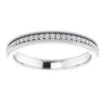 Load image into Gallery viewer, Milgrain Diamond Anniversary Band For Her