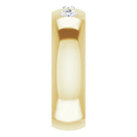 Load image into Gallery viewer, Three Stone Diamond Wedding Band For Men