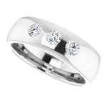 Load image into Gallery viewer, Mens Diamond Wedding Bands