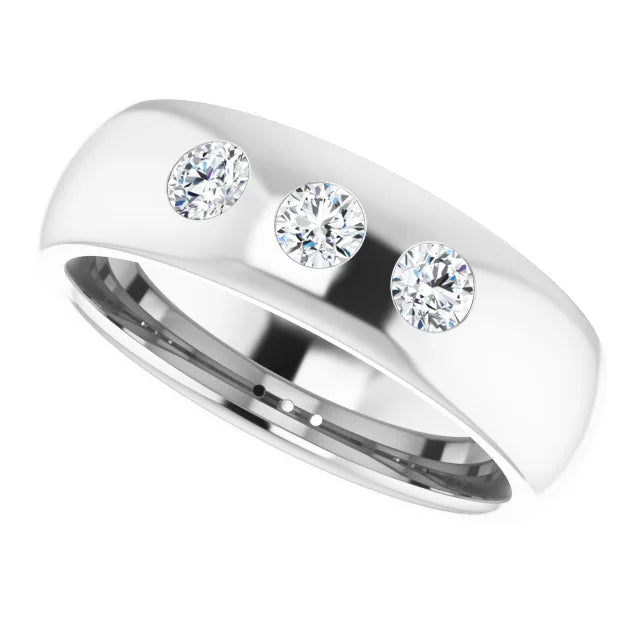 Mens Diamond Wedding Bands