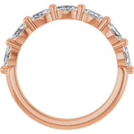 Load image into Gallery viewer, Marquise Diamond Anniversary Band for Women