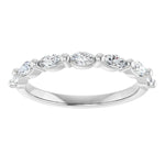 Load image into Gallery viewer, Marquise Diamond Anniversary Band for Women