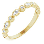 Load image into Gallery viewer, Marquise Diamond Women’s Anniversary Band