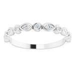 Load image into Gallery viewer, Marquise Diamond Women’s Anniversary Band