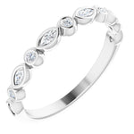 Load image into Gallery viewer, Marquise Diamond Women’s Anniversary Band