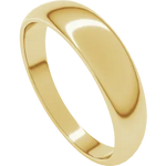 Load image into Gallery viewer, Round Tapered Half Round Wedding Band For Men