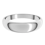 Load image into Gallery viewer, Round Tapered Half Round Wedding Band For Men