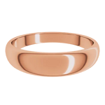 Load image into Gallery viewer, Round Tapered Half Round Wedding Band For Men