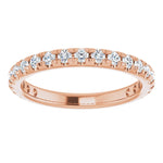 Load image into Gallery viewer, French Set Diamond Anniversary Band for Her