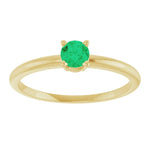 Load image into Gallery viewer, Trendy Gift: Lab Grown Emerald Ring for Her
