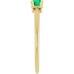 Load image into Gallery viewer, Trendy Gift: Lab Grown Emerald Ring for Her