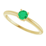 Load image into Gallery viewer, Trendy Gift: Lab Grown Emerald Ring for Her
