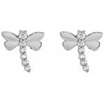 Load image into Gallery viewer, Unique Jewelry Gifts for Women: Dragonfly Stud Earrings