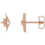 Load image into Gallery viewer, Classic Design Starburst Diamond Stud Earrings for Her