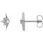 Load image into Gallery viewer, Classic Design Starburst Diamond Stud Earrings for Her