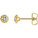 Load image into Gallery viewer, Beautiful Natural Diamond Stud Women’s Earrings