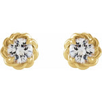 Load image into Gallery viewer, Beautiful Natural Diamond Stud Women’s Earrings