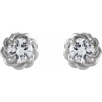 Load image into Gallery viewer, Beautiful Natural Diamond Stud Women’s Earrings