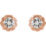 Load image into Gallery viewer, Beautiful Natural Diamond Stud Women’s Earrings