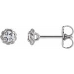 Load image into Gallery viewer, Beautiful Natural Diamond Stud Women’s Earrings
