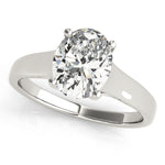 Load image into Gallery viewer, Trellis Oval Cut Solitaire Engagement Ring