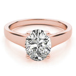 Load image into Gallery viewer, Trellis Oval Cut Solitaire Engagement Ring
