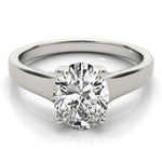 Load image into Gallery viewer, Trellis Oval Cut Solitaire Engagement Ring