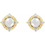 Load image into Gallery viewer, Classic Gifting Choice: Cultured Freshwater Pearl Stud Earrings