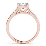 Load image into Gallery viewer, Single-Row Trellis Style Diamond Engagement Ring