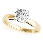 Load image into Gallery viewer, Round Cut Solitaire Diamond Engagement Ring