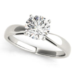 Load image into Gallery viewer, Round Cut Solitaire Diamond Engagement Ring