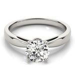 Load image into Gallery viewer, Round Cut Solitaire Diamond Engagement Ring