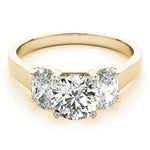 Load image into Gallery viewer, Three-stone Oval Diamond Engagement Ring