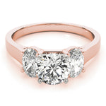Load image into Gallery viewer, Three-stone Oval Diamond Engagement Ring