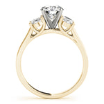 Load image into Gallery viewer, Three-stone Oval Diamond Engagement Ring