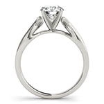 Load image into Gallery viewer, Twist Shank Solitaire Diamond Engagement Ring