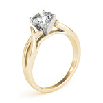Load image into Gallery viewer, Twist Shank Solitaire Diamond Engagement Ring