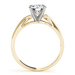 Load image into Gallery viewer, Twisted Shank Solitaire Engagement Ring