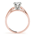 Load image into Gallery viewer, Twisted Shank Solitaire Engagement Ring
